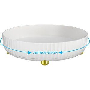 360° Rotating Storage Tray, Bathroom Organizers and Storage, Lazy Susan Organize